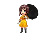 Raincoat Girl Mu Online